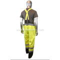 Backband reflective safety rain pants